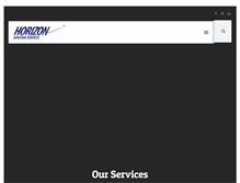 Tablet Screenshot of horizon-aviation.com